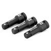 BRAZEN 1/2" Drive 3" Impact Socket Extension Set (Three Pack)
