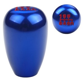 DEWHEL JDM Racing Type R Style 6 Speed 6MT Manual Gear Stick Shift Knob Compatible with Honda Civic Accord S2000 Acura Integra (Blue)