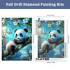 Auremi Panda Diamond Painting Kits, 5D Animal Diamond Art Painting