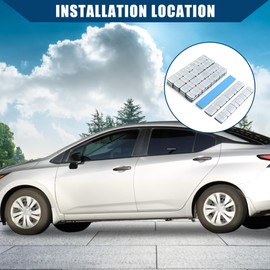 Hihaha 60g 2.1oz Motorcycle Wheel Balance Weights for Car 124 x 18mm/15Pcs