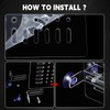 Nuanchu 4 Set Acrylic Fish Tank Divider 17 x 10''