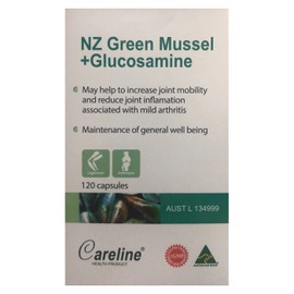 Careline Blue Summit NZ Green Mussel & Glucosamine 120 Capsules