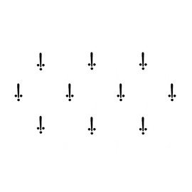 Comet Busters Beautiful Black Fancy Bindis