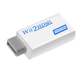 Wii to HDMI Conversion Adapter Wii to HDMI Converter with 3.5mm Audio Port Exclusive for Wii Conversion Adapter Deear Converter Output Possible to 480p/720p/1080p HDTV Compatible Low Signal