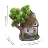 Sosoport Aquarium Ornaments Aquarium Air House Fish Tank Tree House