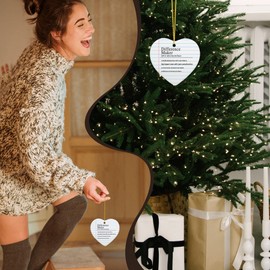 Difference Maker Definition Ornament, Difference Maker Gift, Appreciation Gifts for Coworkers Boss Manager Teacher Mentor Nurse Doctor, Heart Ornaments for Christmas Tree, Christmas Hanging Ornament