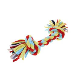 Nuts For Knots "Twist-Tee" 2 Knot Tugger Cotton Dog Toy