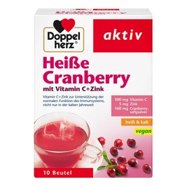 doppelherz Hot Cranberry M.Vit.C + Zinc Granules Pack of 10
