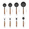 Black Measuring Cups and Spoons Set, Measuring Spoons and Measuring