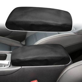 ramuel Compatible with Center Console Armrest Cover Pad PU Leather Arm Rest Covers Mat Middle Console Cover Lid Protector Pad for Nissan Sentra 2020-2025 Black