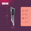 Innovine Wine Aerator Pourer with Built In Stopper, Tilt Design