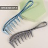 2 Pcs Wide Tooth Comb, Large Tooth Combs Shark Teeth