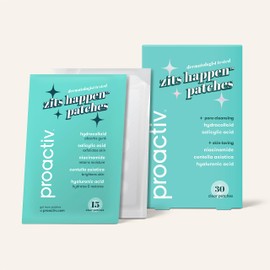 Proactiv Zits Happen® Hydrocolloid Acne Patches- Pimple Patches for Face and Back Acne with Pore Cleansing Salicylic Acid- 30 Count