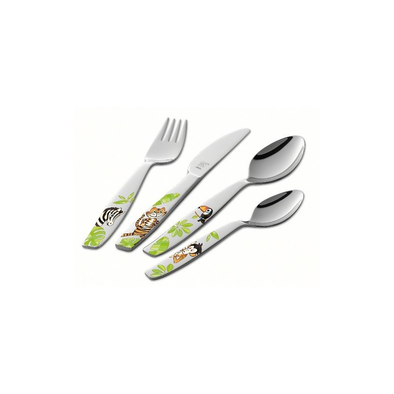 Zwilling Children's Cutlery Set 4 Piece Jungle Children's Cutlery Set