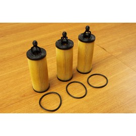 Chrysler Jeep Dodge RAM 3.2L 3.6L V6 Pentastar Oil Filter Set of 3 Mopar