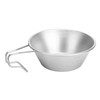 Camping Cup Backpacking Bowl Cup Stainless Steel with Hook Shape