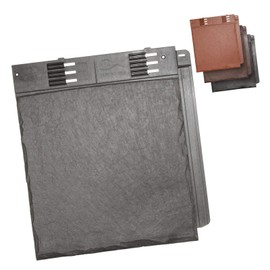 Terracotta Enviro Tile Slate Roof Lightweight Synthetic Plastic Roofing Conservatory Porch Garage Shed Shingle