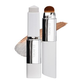 ELROEL BLANC Cover Cream Stick V  Base coreana que cambia de color con cepillo desmontable  Base de maquillaje de cobertura completa a media (204...  