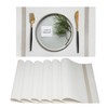 HALESEY Washable placemats Set of 6 Non Slip placemats for