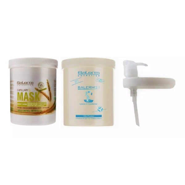 Salerm 21 Acondicionador 1kg + Mask Germen De Trigo 1k