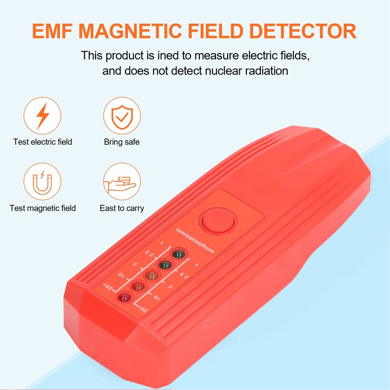 Electromotive Force EMF Tester Color LED Indicator Electromagnetic Radiation Detector