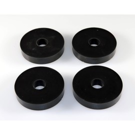 Sorbothane Premium Vibration Isolation Washer (2" OD x 0.5" ID x 0.375" Thick, 50 Durometer (Medium))