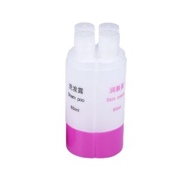 TOVINANNA 60ml Travel Bottles Leakproof Set Shampoo Lotion Toiletries Container for Travel Camping