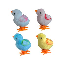 YUERFEILA Bunny and Jumping Chick Toys Easter Wind Up Chick Toys,Chicken Hopping Windup Toy for Kids Toddlers Party Favors Goody Bag Fillers Gifts (Chick)