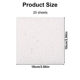 Lyreh 20stk Magisches Schaum-Strukturpapier, Vielseitiges Magisches Malpapier Blankes Bauschiges Strukturpapier Schaum-Malpapier für Heimwerker Kunst Kinder Bastelbedarf (Quadratisch)