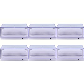 ModelToyCars BOX OF 6 ACRYLIC LED DISPLAY CASE W/REMOVABLE RISER 1/24 DIECAST CAR 9902W