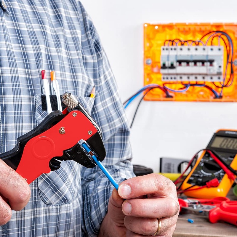 DEKTON PRO AUTO Wire Stripper - 2-in-1 Wire Stripping &