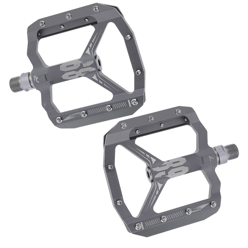 Enlee 2pcs Mountain Bike Pedals NonSlip DU Bearing Lightweight Bicycle