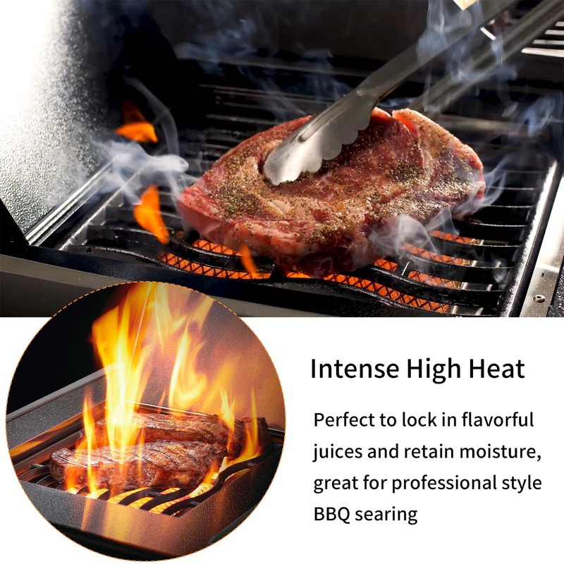 Beurbcikue Ceramic Infrared Side Burner for Napoleon Rogue Pro 425
