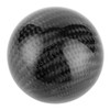 Car Shift Knob with Adapters Universal Black Carbon Fiber Gear