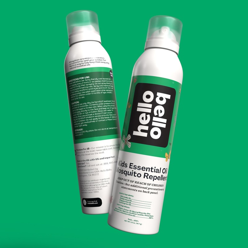 Hello Bello Mosquito Repellent Spray, 5oz Can