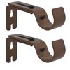 AddGrace Adjustable Curtain Rod Bracket Fits up to 1 inch