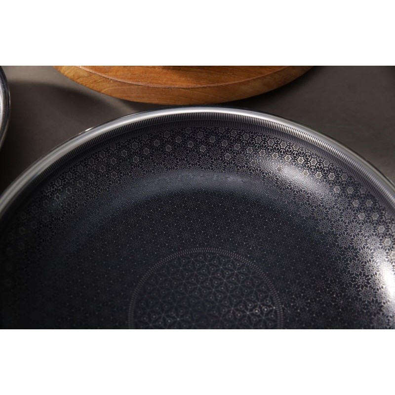 Black Cube CeramicQR Cookware Made in France Quick Release Wok,