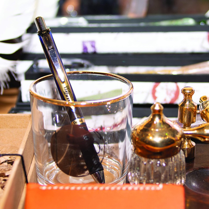 EnerGel Permanent Retractable Rollerball, 0.5mm, Red Ink, 1 Pack of