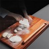 Wooden Cutting Board,Pastry Board Wood with Front and Back Counter