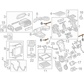GJCC Auto Car Coolant Temperature Sensor 13263325 Fits Buicks for Chevrolets GM Vauxhalls Climate Control Temperature Probe Indoor Air Conditioning Opel GMC Regal Lacrosse Cruze Yinglang 09-15