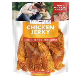 Pur Luv Dog Treats Chicken Jerky for Dogs Made with 100% Real Chicken Breast