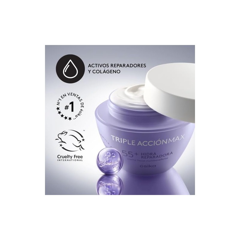 ésika - Crema Facial Hidra Reparadora 55 Triple Acción Max