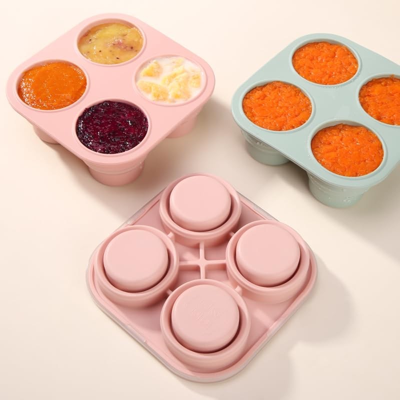 UR Happy Place Silicone Freezer Tray with Lid - Stackable