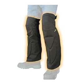 Rough & Road RR7927 Motorcycle Leg Covers Protective Knee Warmers (Set of 1 Left and Right), Black, Long (Height 65.0 - 72.8 inches (165 - 185 cm), Total Length 23.2 inches (59 cm)