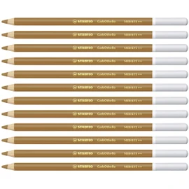 STABILO 1400/615"Carb0thello Chalk-Pastel" Colouring Pencil - Dark Ochre (Pack of 12)