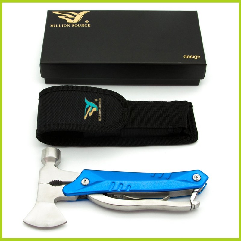Portable Multipurpose Ax Hammer Multifunctional Multitool Suitable for Outdoor/Camping Survival