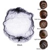 50pcs Hairnets Hair Net For Bun Invisible Elastic Edge Mesh