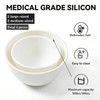 Bigwinyep 4Pcs Silicone Facial Mask Bowl DIY Face Mask Mixing