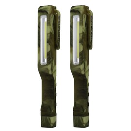 LED Camo Flashlight Super Bright 140 Lumens Camping Clipstrip Cliplight 111116 (2-Pack)