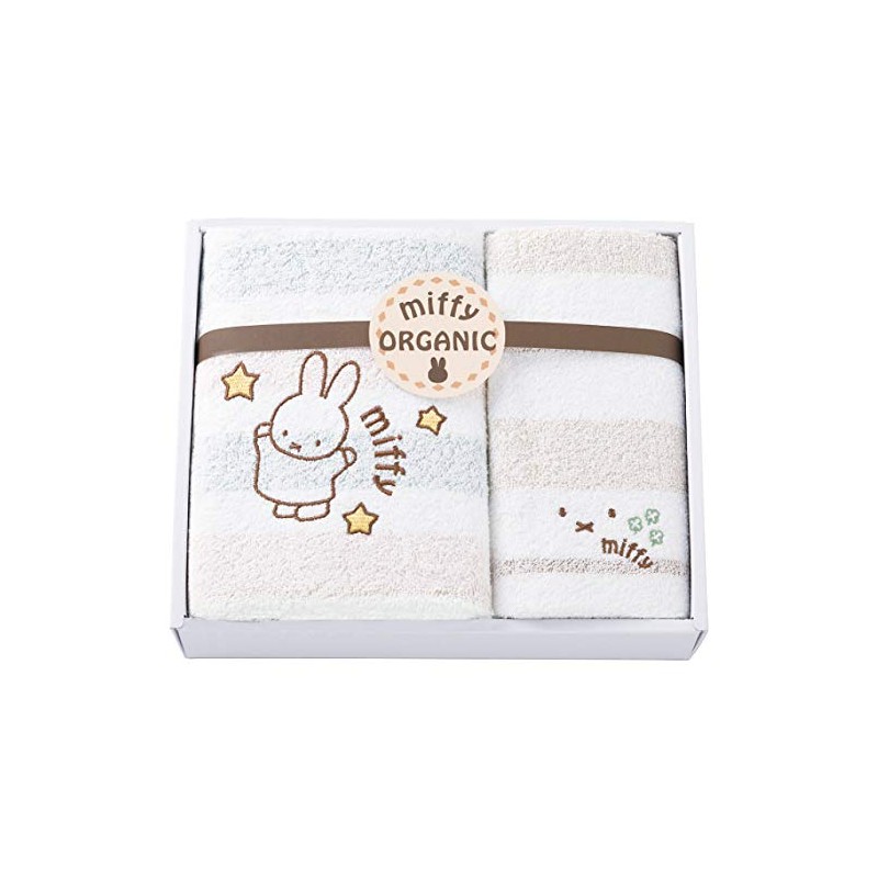 Nishikawa 228727905 Miffy Towel Gift Set, 9.1 x 10.6 x